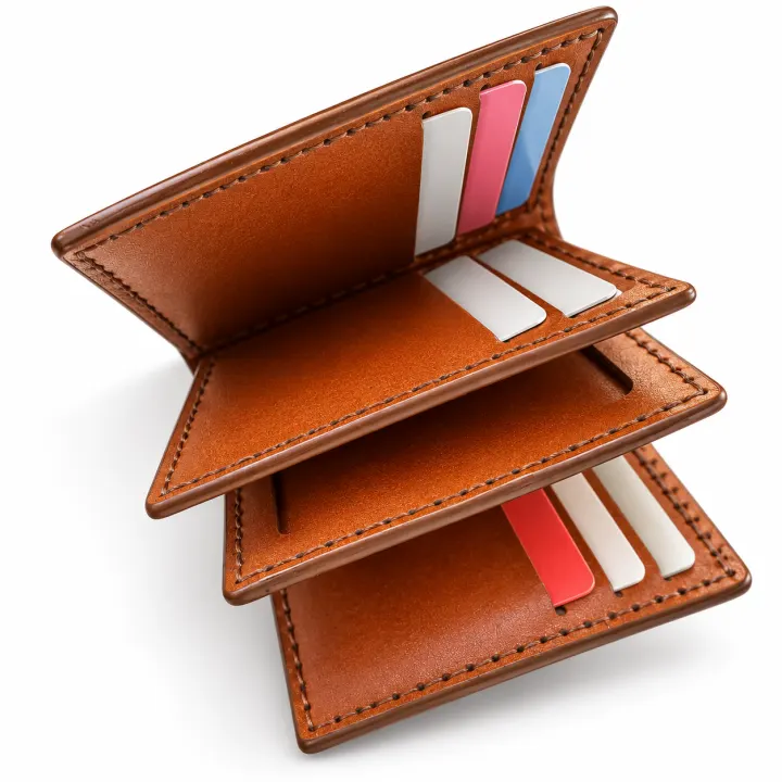 کیف پول چرم مردانه  مدل آریا